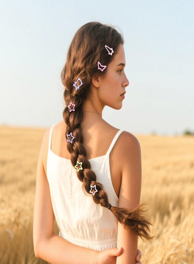 ايلان مجموعة إيلان المكونة من 20 قطعة من مشابك الشعر الصغيرة للنساء والفتيات، مشابك شعر لطيفة للنساء، إكسسوارات للشعر الناعم والخفيف (متعددة الألوان) - Image 4